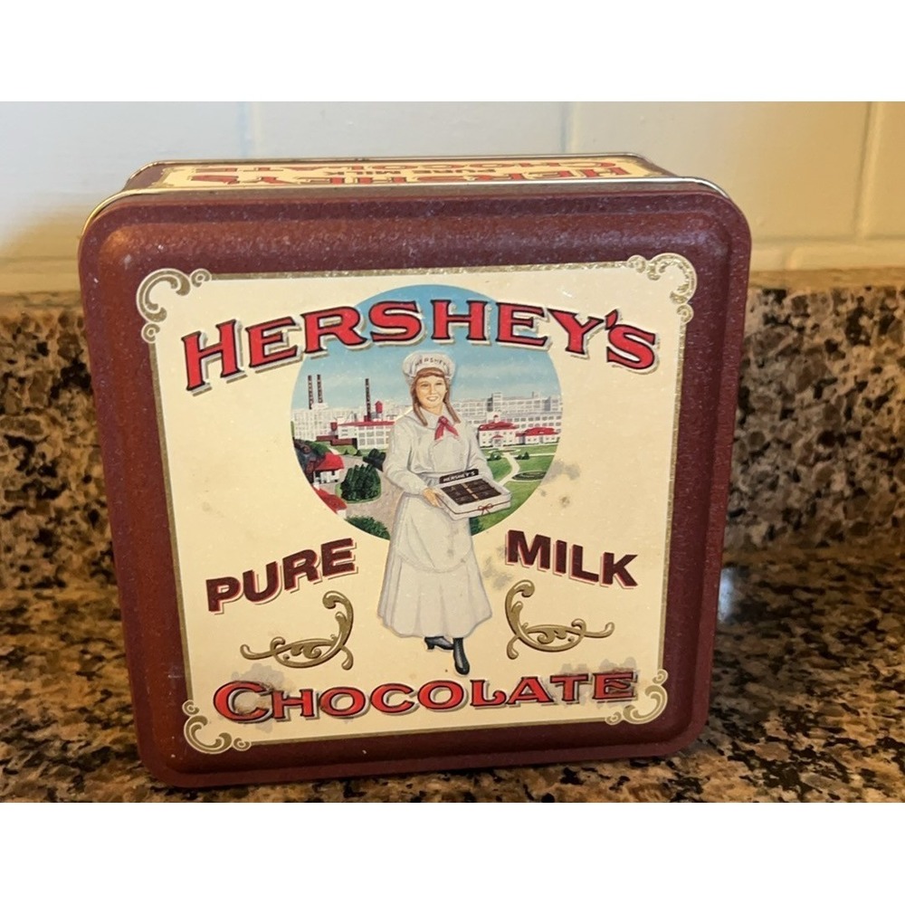 Hershey's Chocolate-Vintage Advertising Container-Embossed